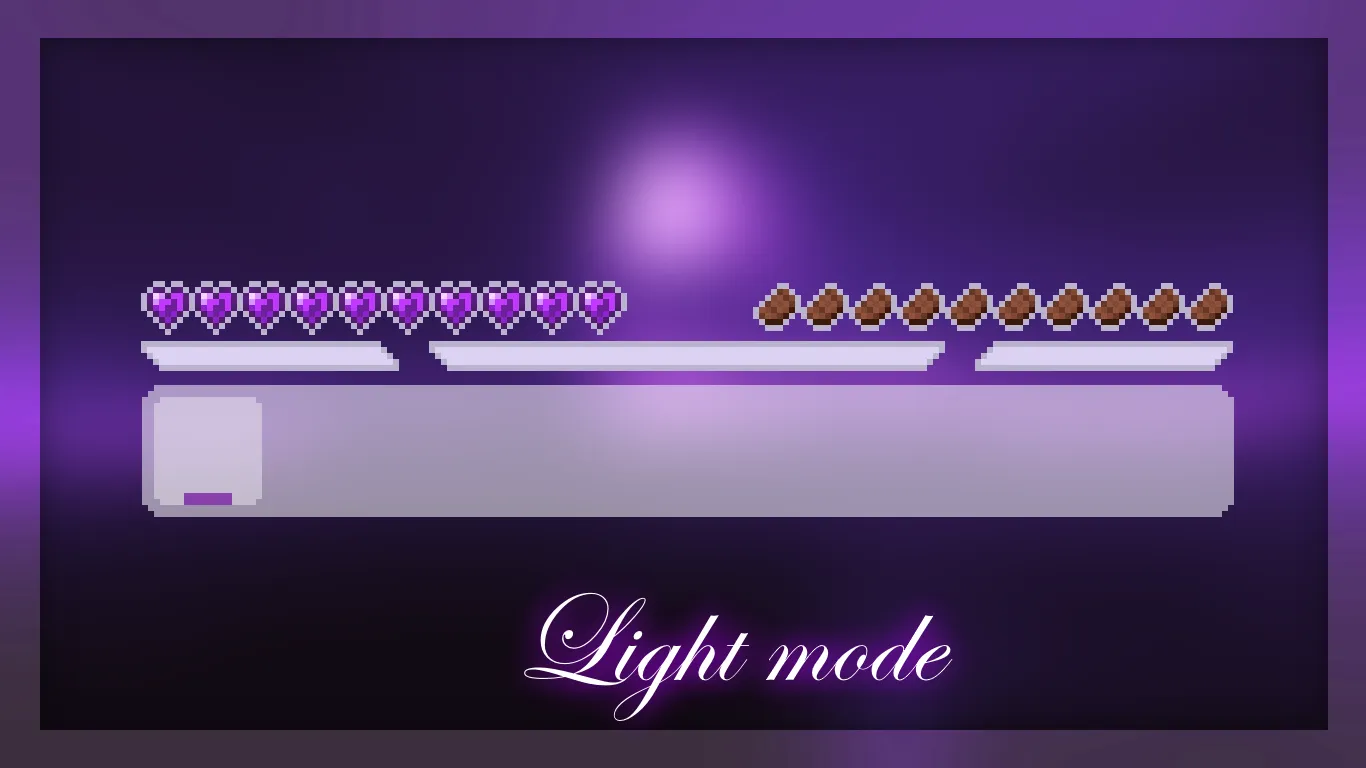 Purple Eden Light Mode | READ DESC. — скриншот 2 (Текстуры, Minecraft)