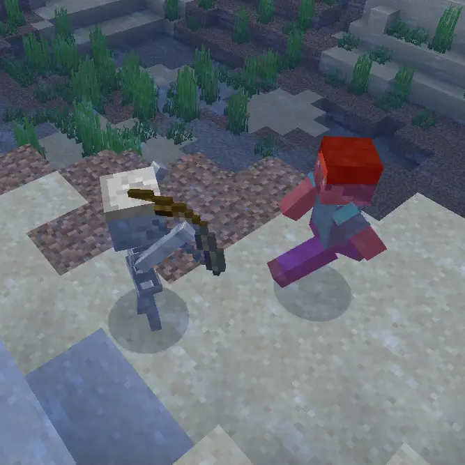 Bedrock Ranged Mobs, Моды, Minecraft