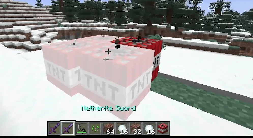 TNT knock-BACK, Моды, Minecraft