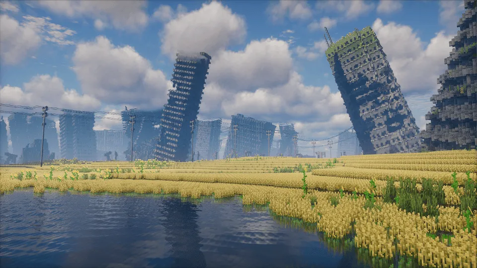 Tideworn - 8 sqkm Forgotten Flooded City — скриншот 1 (Карты, Minecraft)