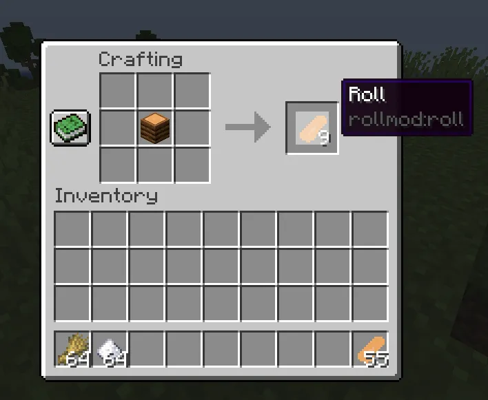 Roll, Моды, Minecraft