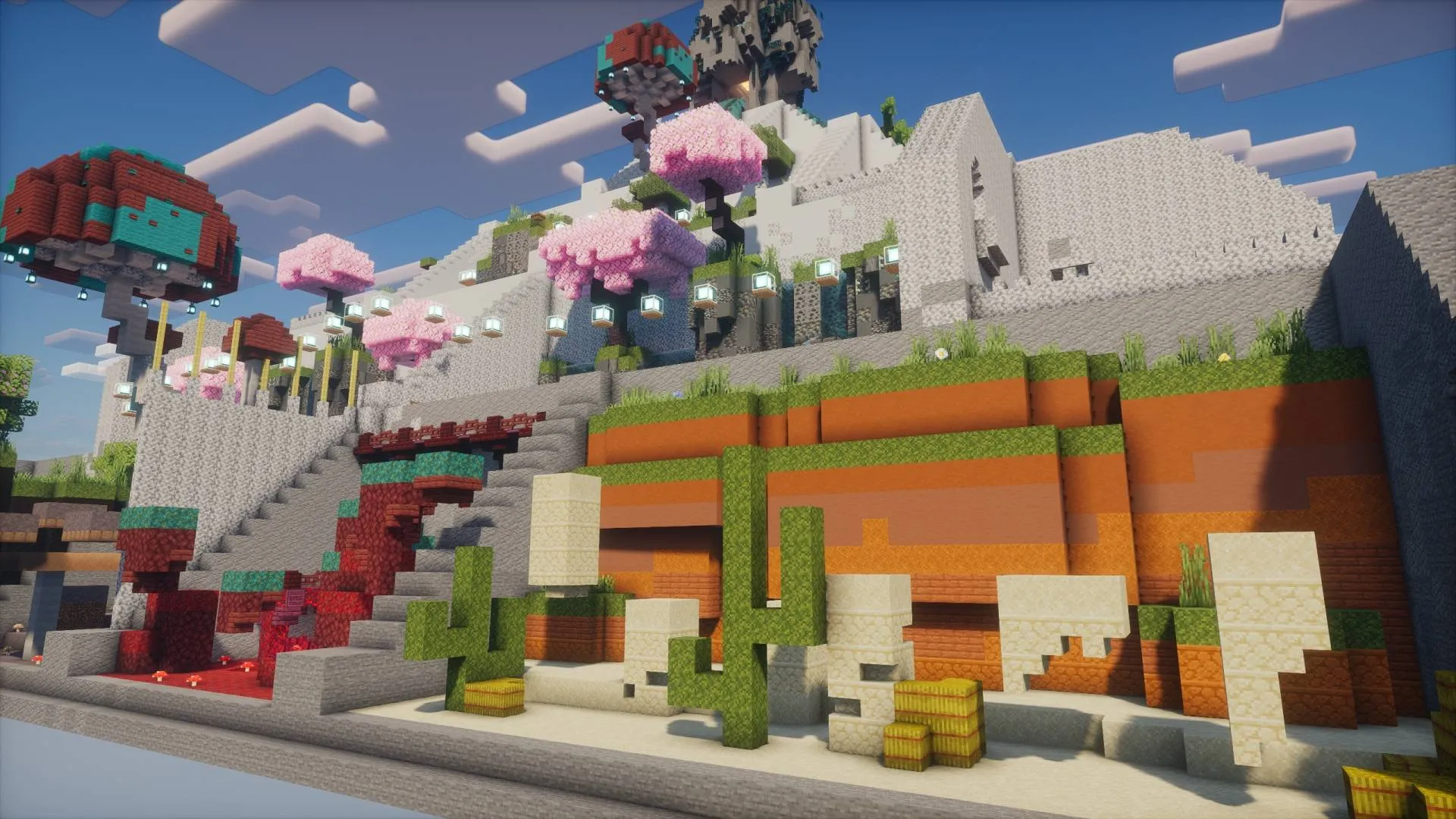 Pyramid Parkour, Карты, Minecraft