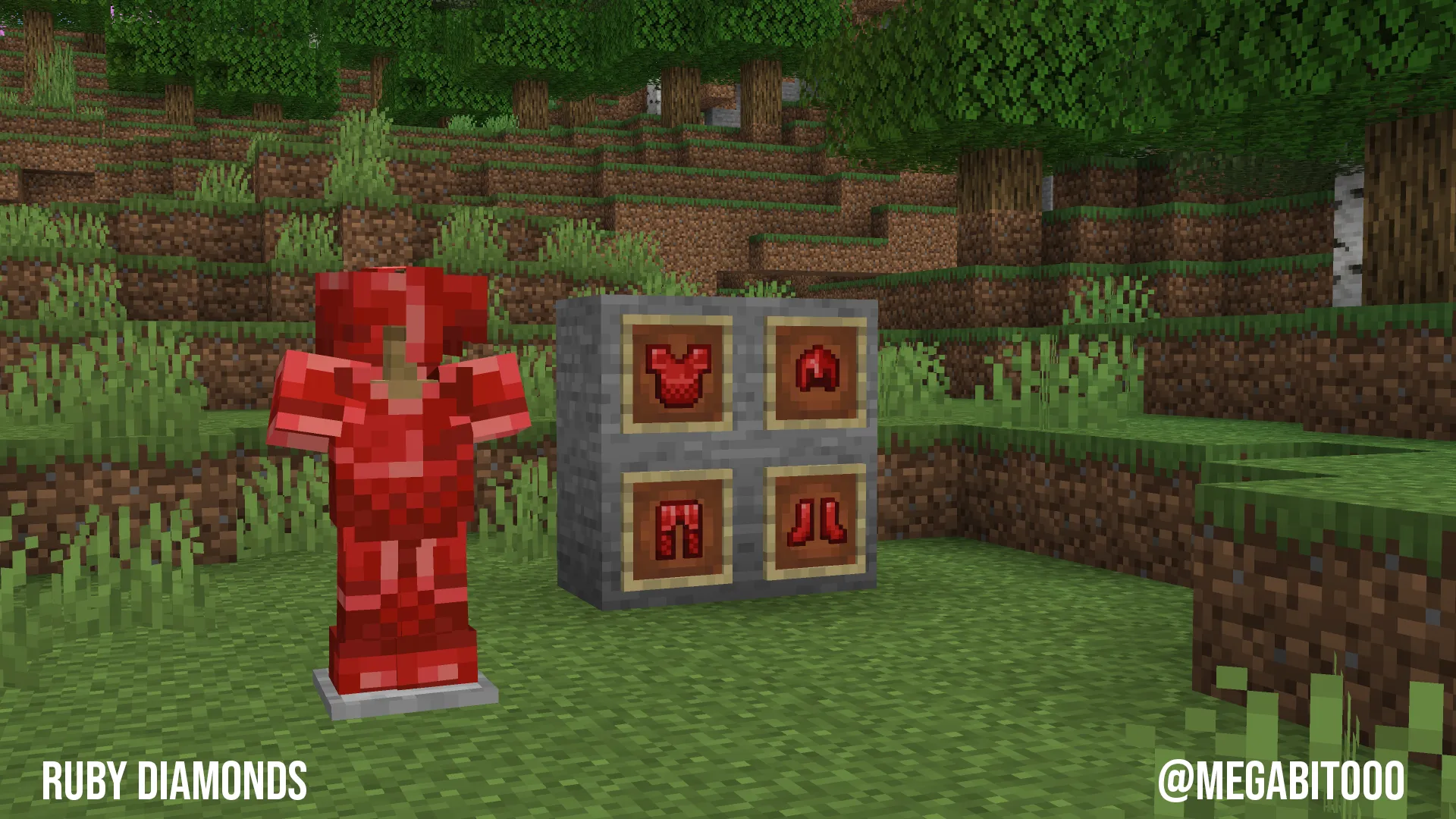 Ruby Diamonds, Текстуры, Minecraft