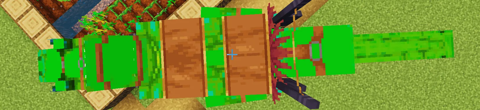 THE DAWN ERA GREEN T-REX — скриншот 2 (Текстуры, Minecraft)