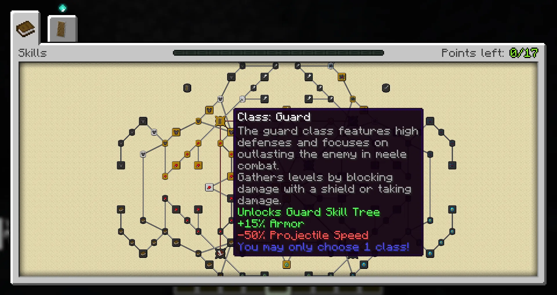Winter RPG Skill Trees, Моды, Minecraft