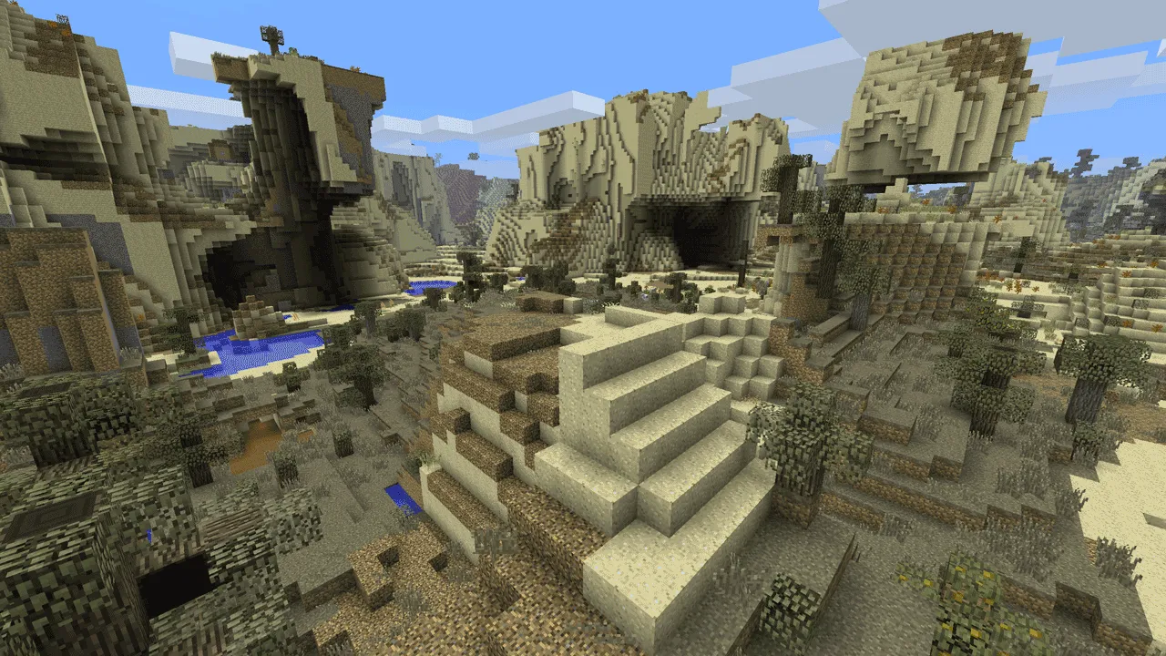 Modern Beta Forge Voronoi Climates — скриншот 1 (Моды, Minecraft)