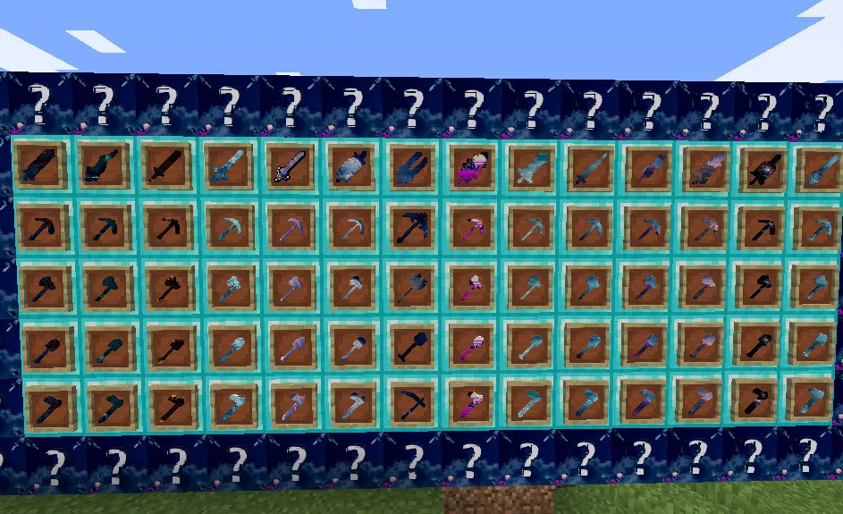 Combat Lucky Block!, Кастомизации, Minecraft