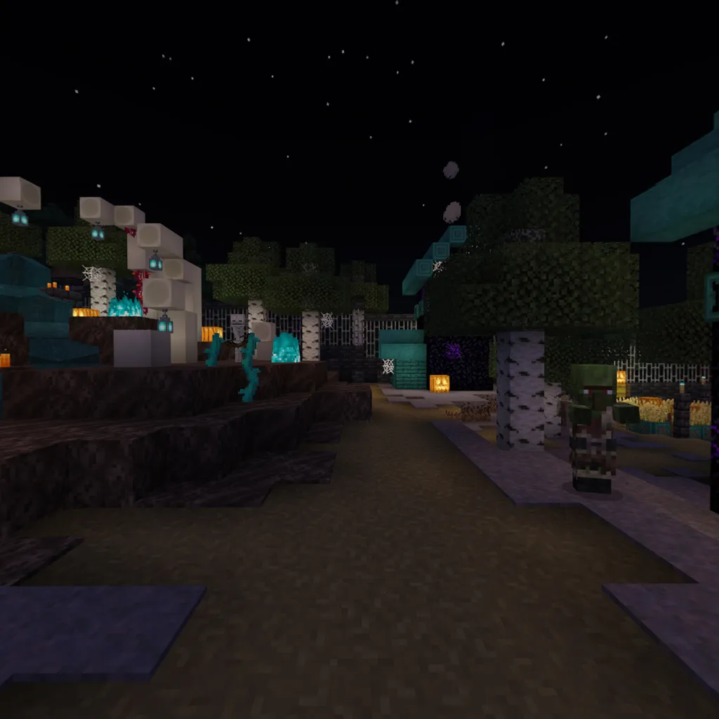 Halloween Panorama (Java), Текстуры, Minecraft