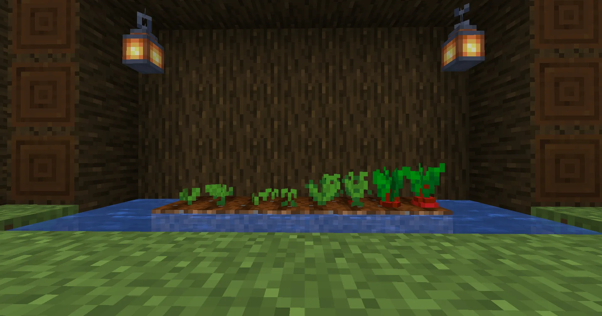 Volumetric crop models, Текстуры, Minecraft