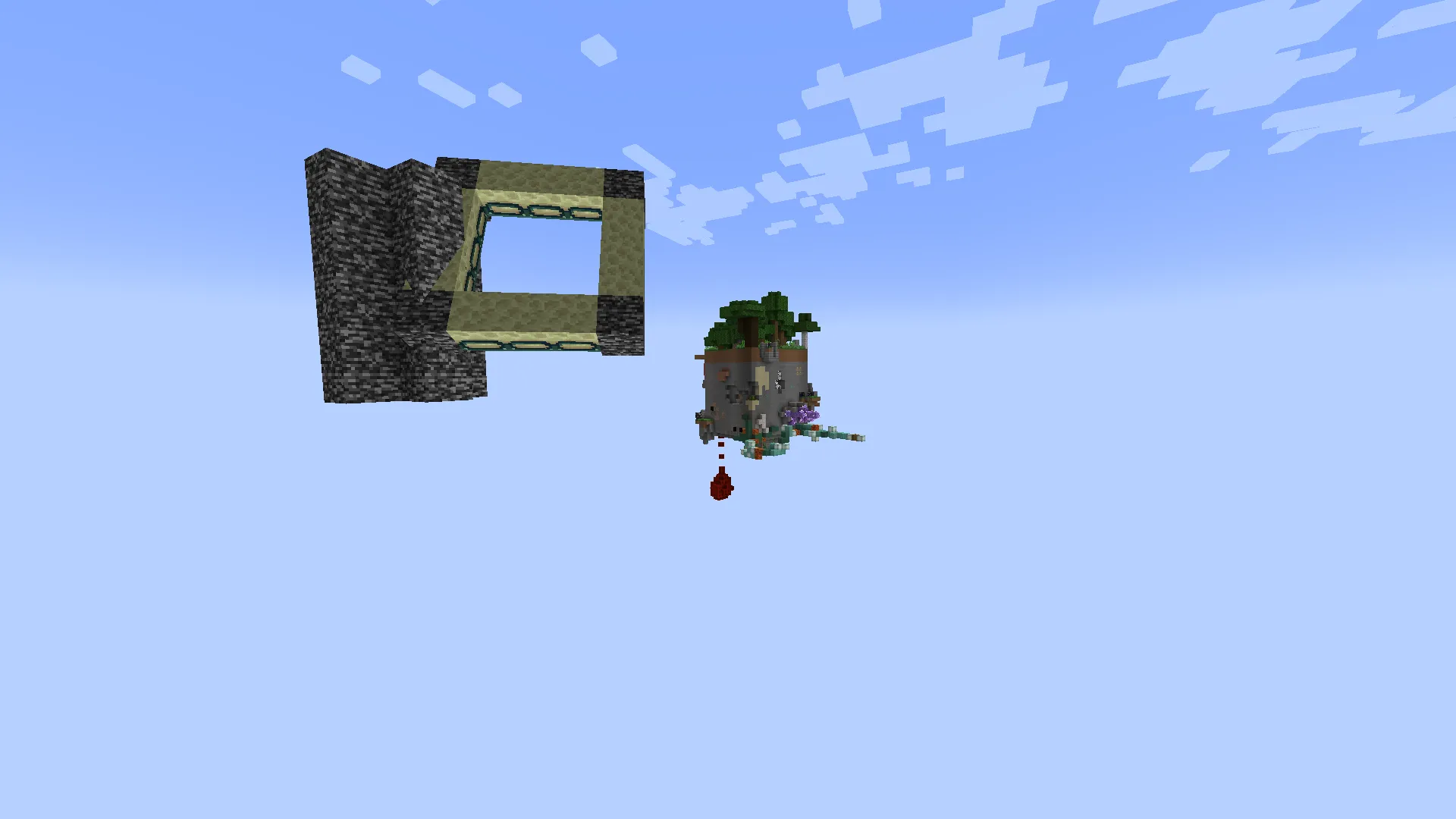 Create Int. Spinning Cube Island World — скриншот 7 (Карты, Minecraft)