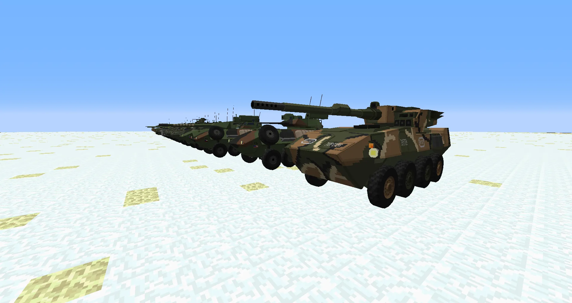 Flans Global Firestorm, Моды, Minecraft