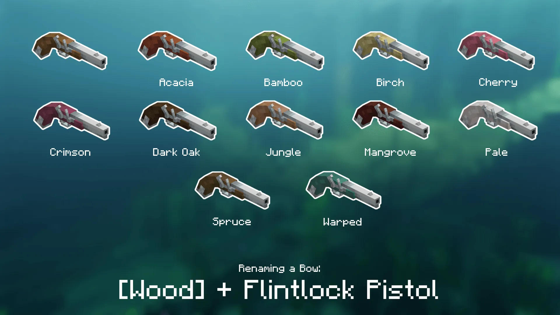 MTW's Pirates CIT Pack, Текстуры, Minecraft