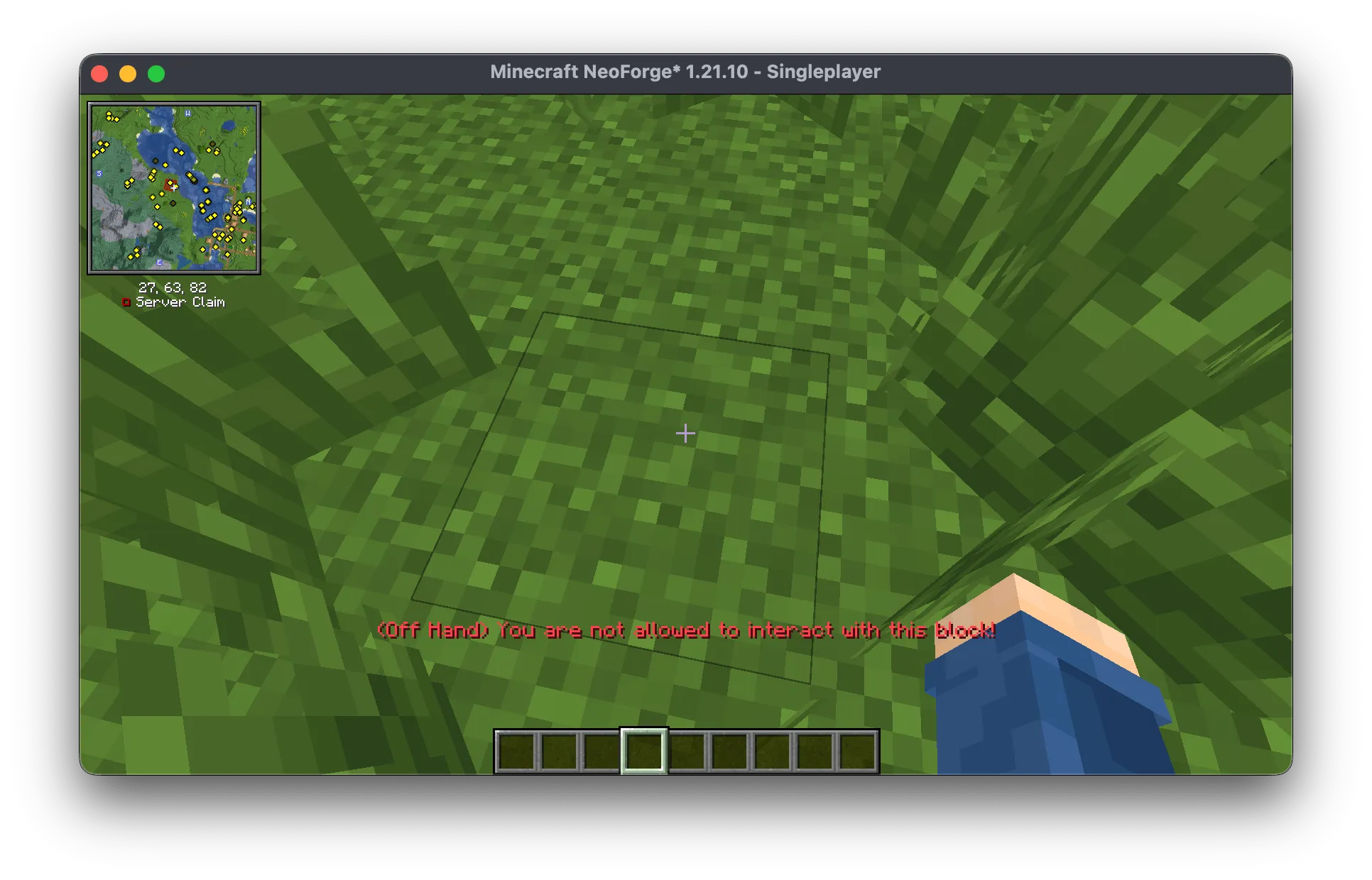 OPAC Mute Claim Warnings — скриншот 1 (Моды, Minecraft)