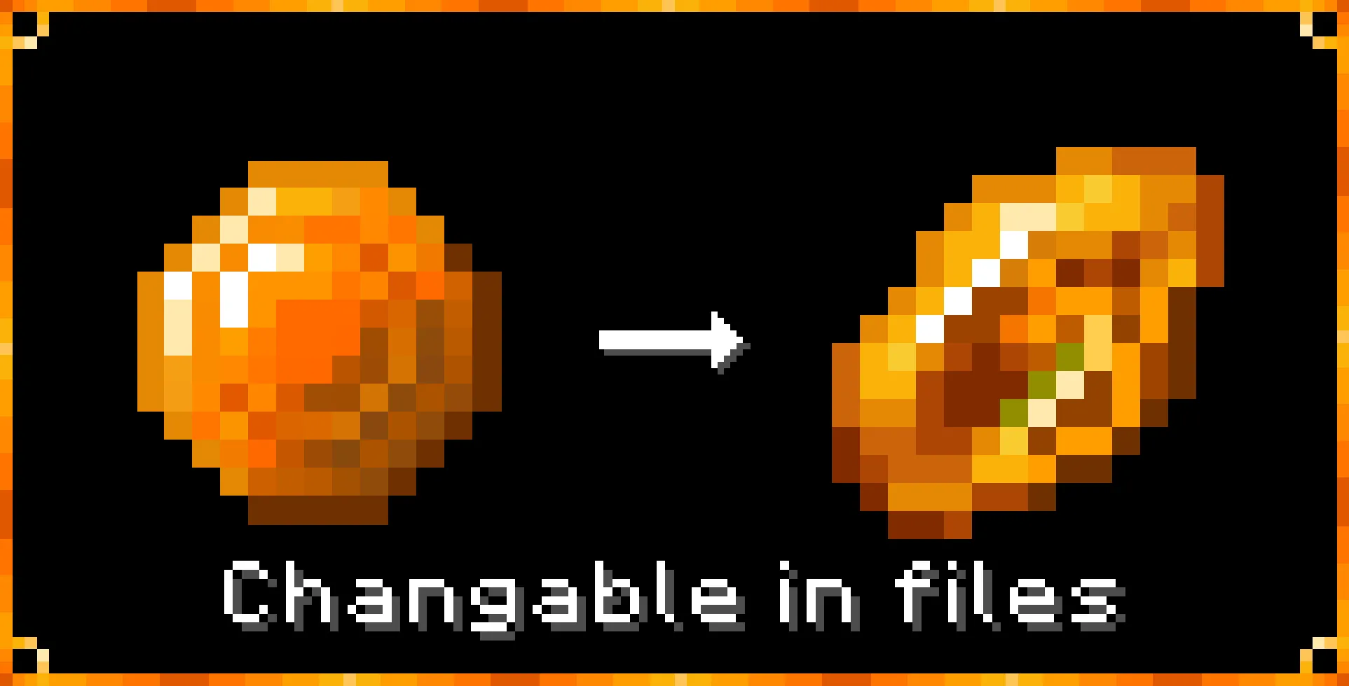 Amber Gem and Orange Emeralds, Текстуры, Minecraft