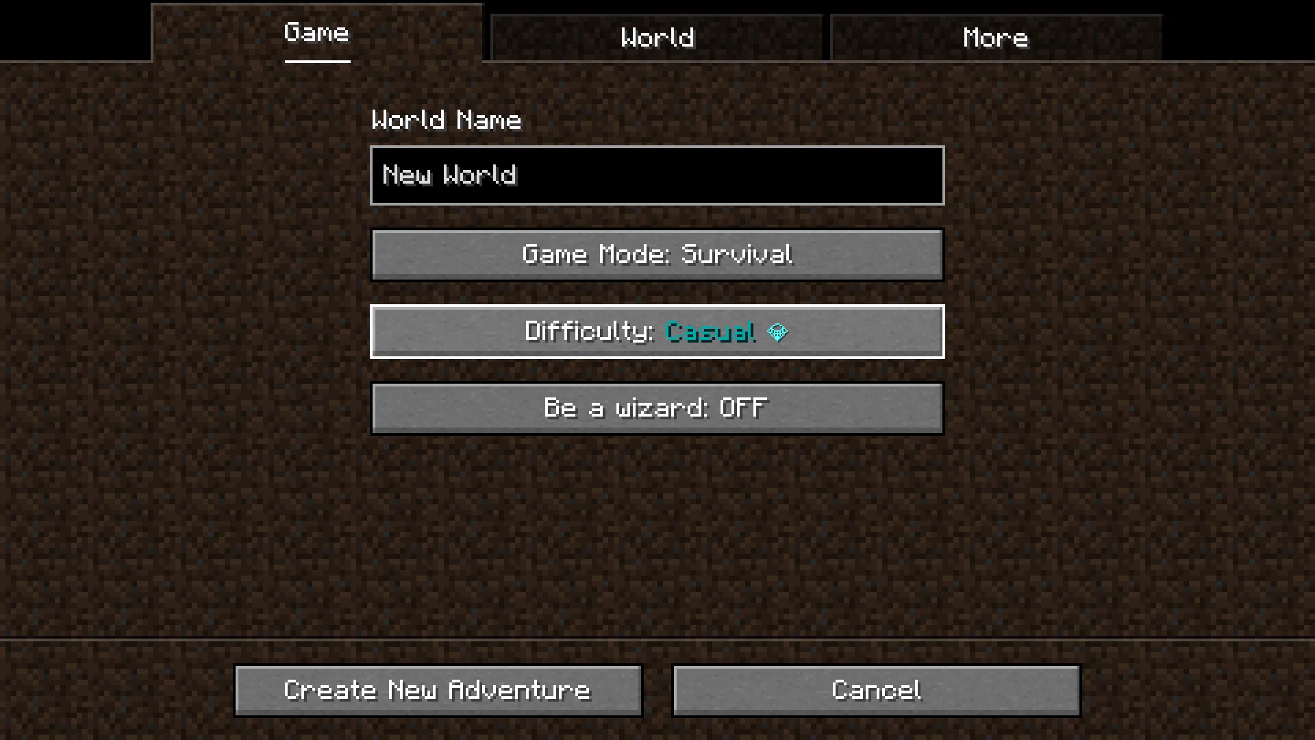 Menu Text Refresh (Fantasy) — скриншот 5 (Текстуры, Minecraft)