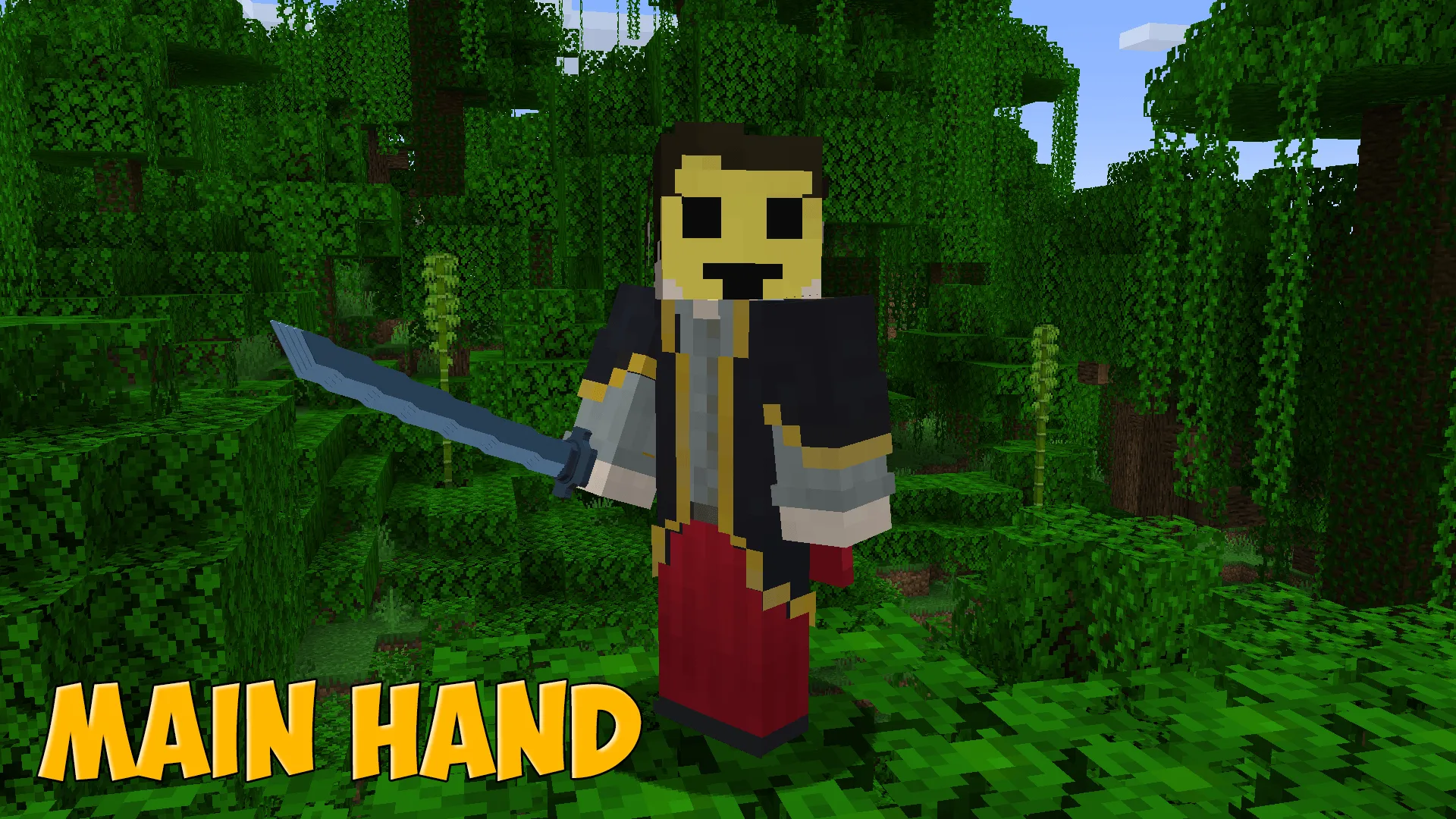 Urokodaki katana from anime Demon slayer — скриншот 3 (Текстуры, Minecraft)