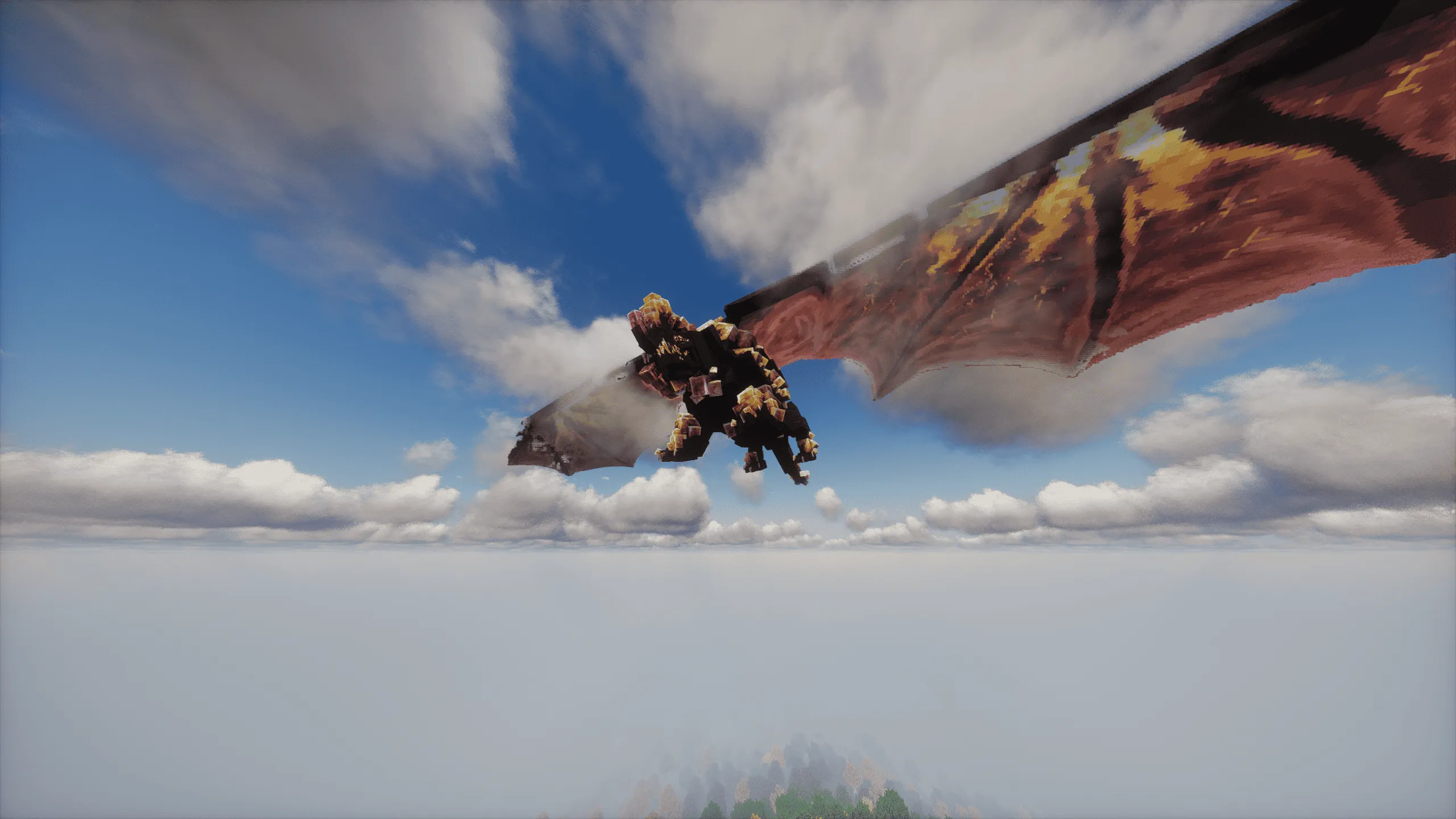 Skint Dragon (Heart of Universe) — скриншот 1 (Моды, Minecraft)