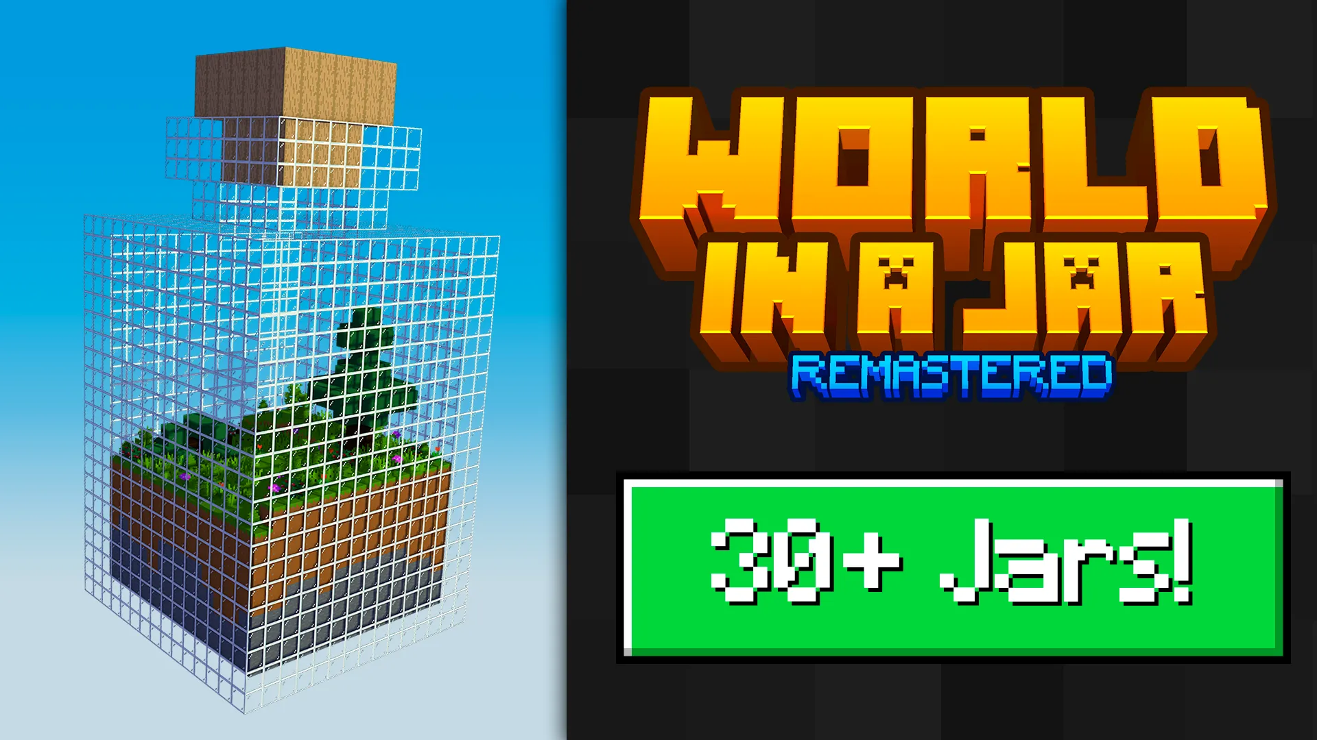 World In a Jar: REMASTERED, Карты, Minecraft