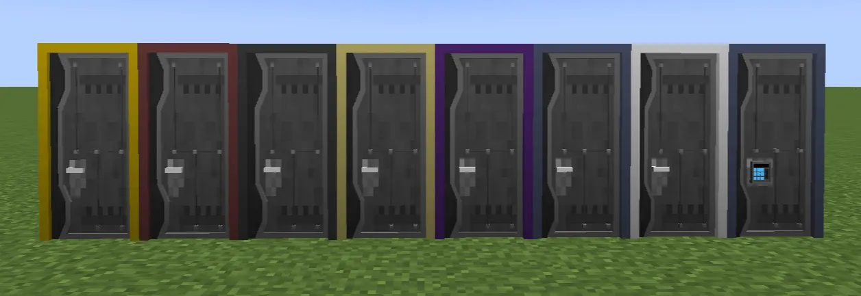 Pressure Doors pack — скриншот 6 (Текстуры, Minecraft)