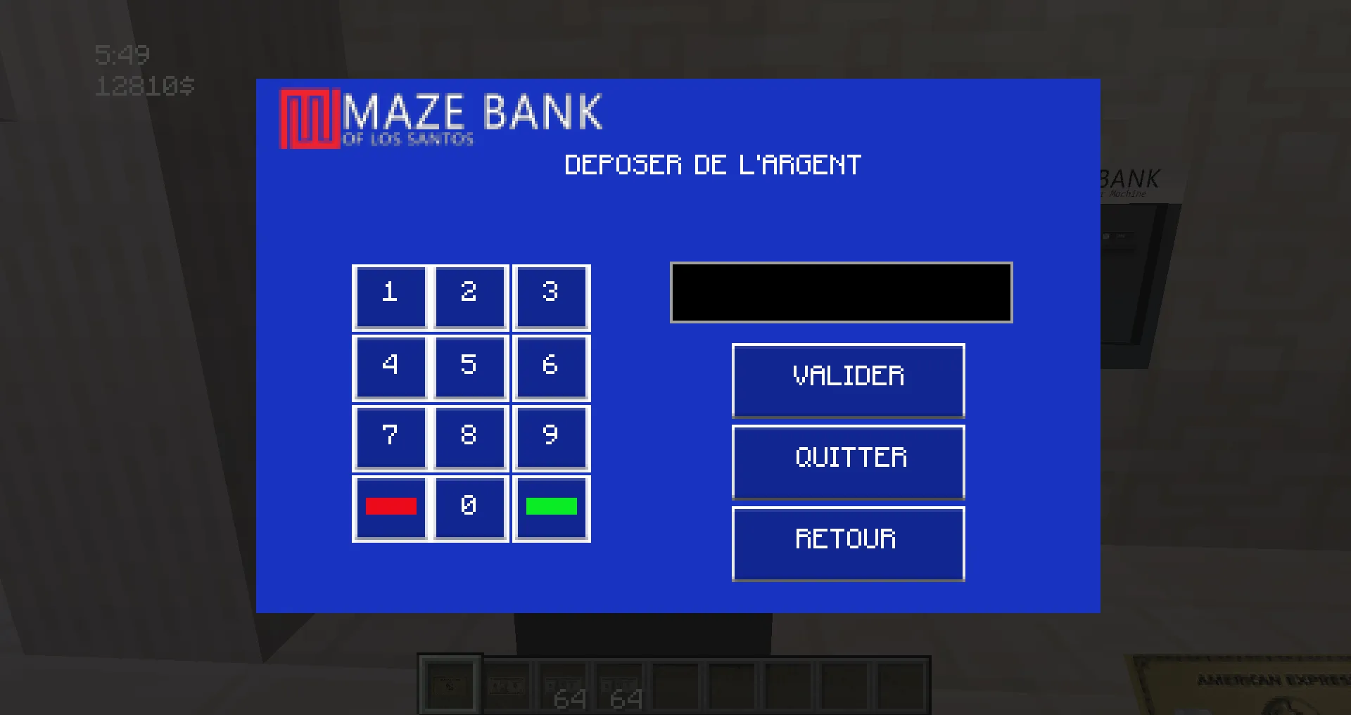 MCGTA ECONOMY (ATM FOR ROLE PLAY SERVER), Моды, Minecraft