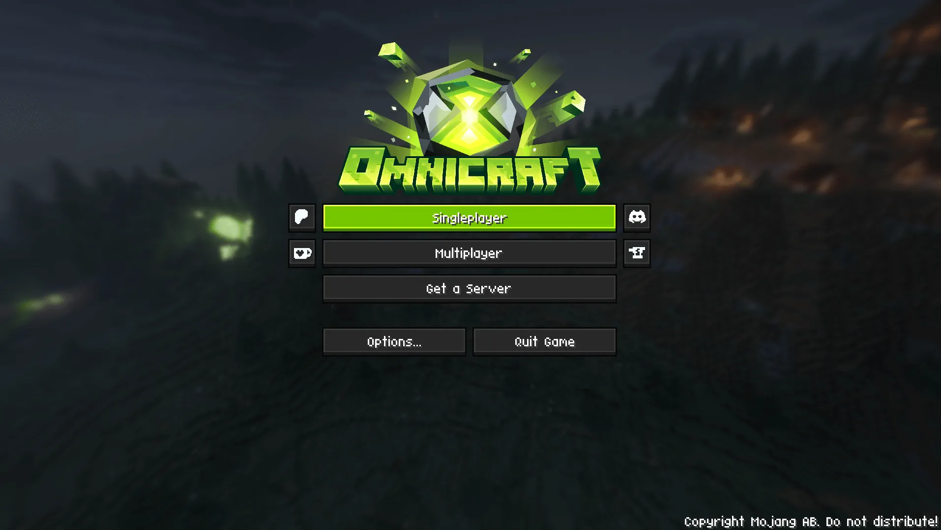 Unique Dark - Green Interface, Текстуры, Minecraft
