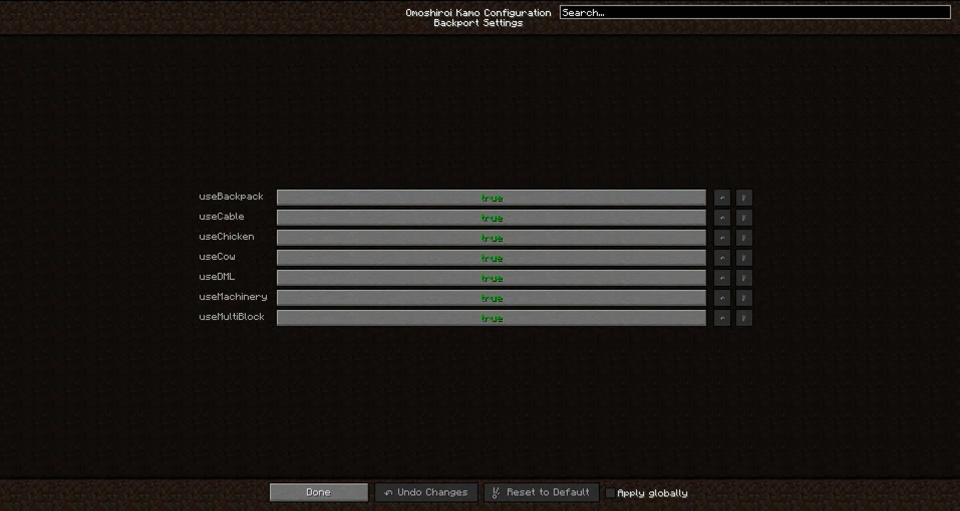 Omoshiroi Kamo, Моды, Minecraft