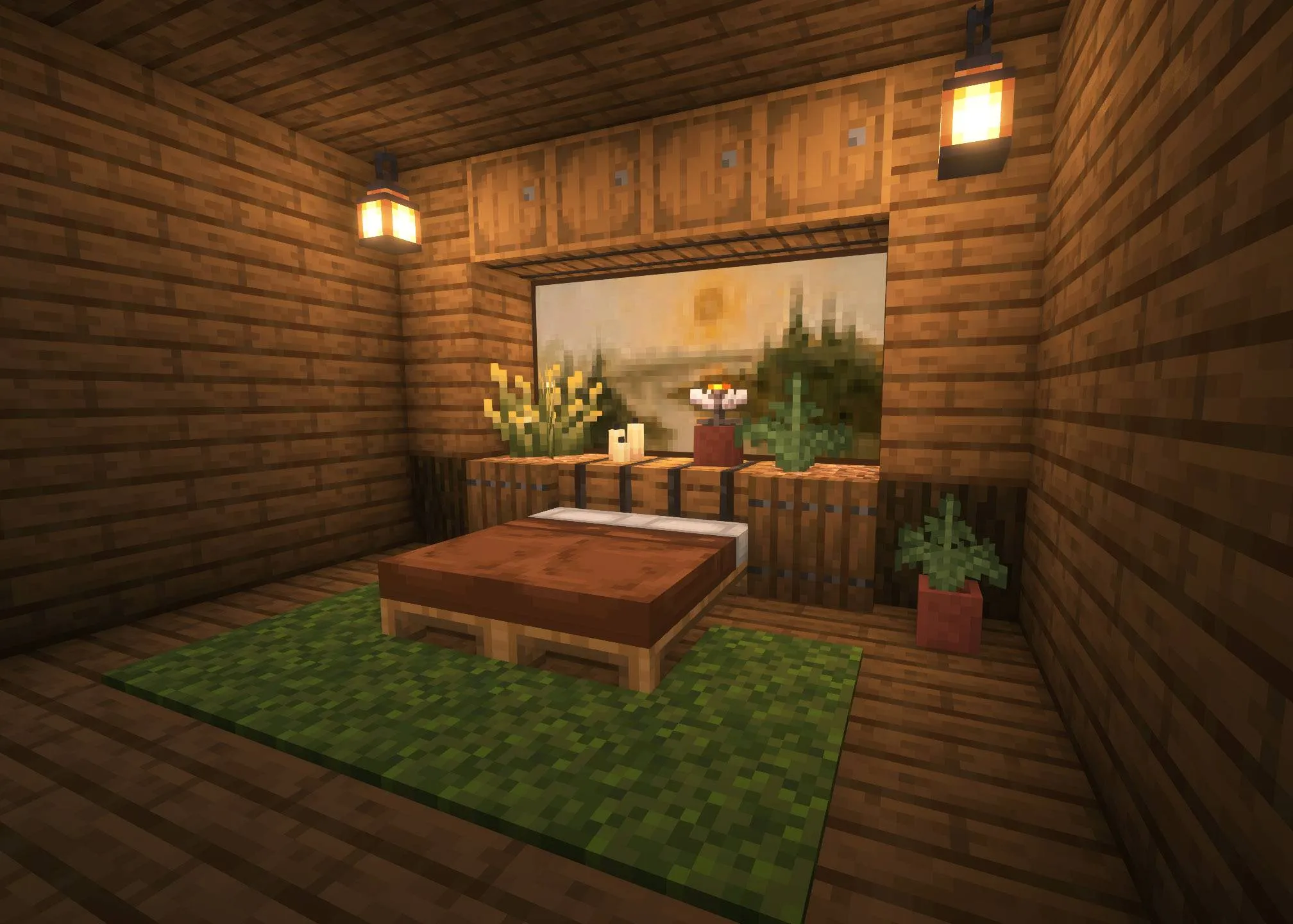 Landscape Paintings by Luiza Niechoda, Дата-паки, Minecraft