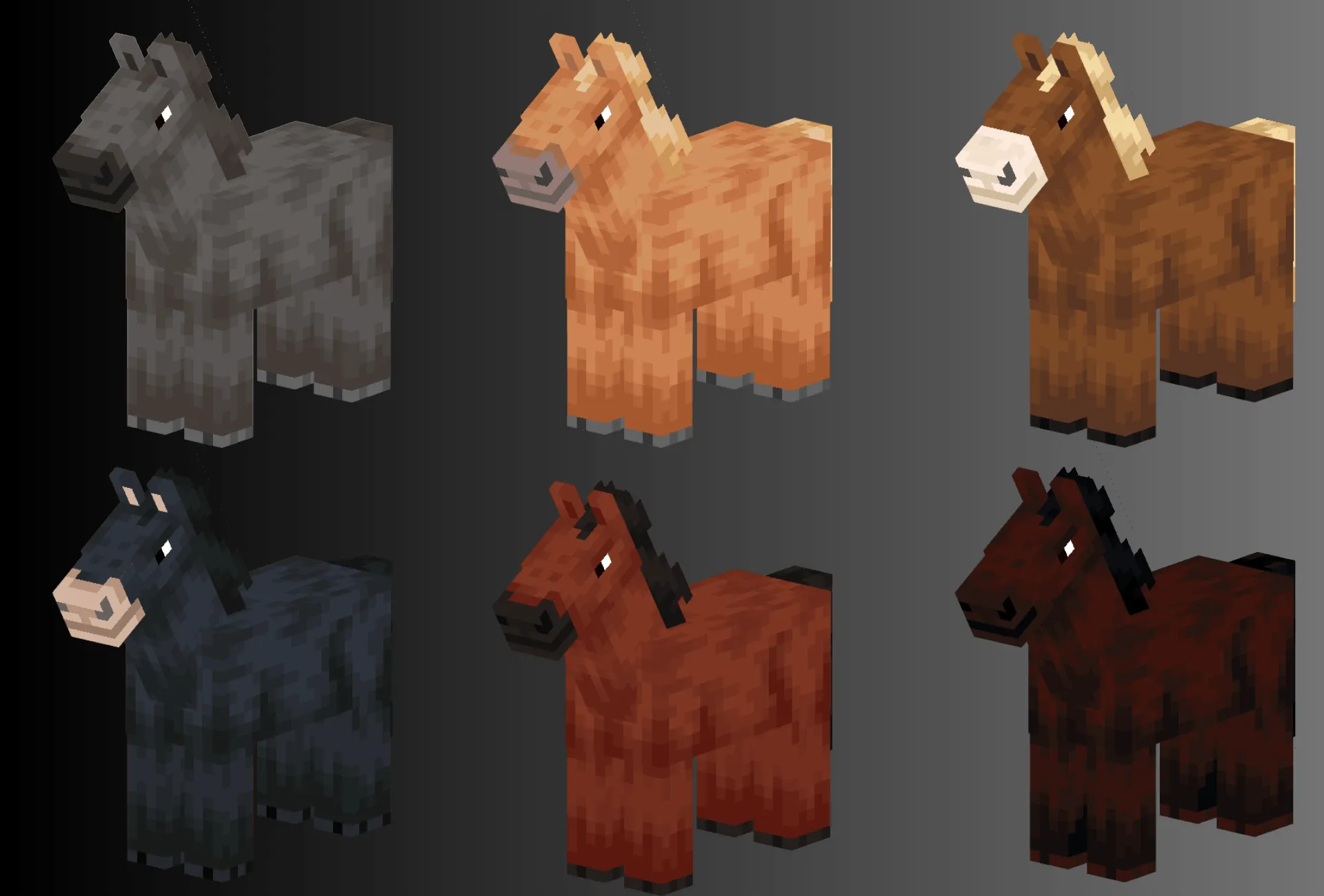 Prettier Horses x Fresh Animations, Текстуры, Minecraft