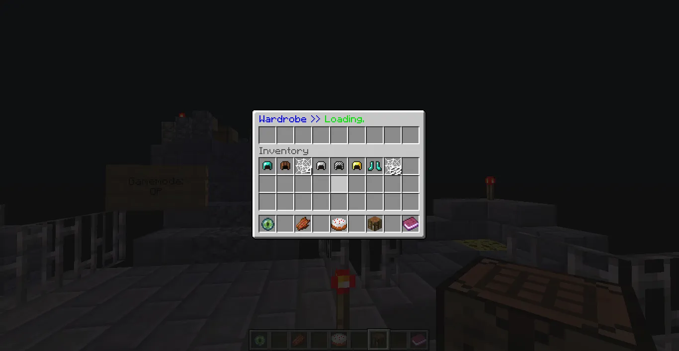 Hub Wardrobe ! — скриншот 1 (Плагины, Minecraft)