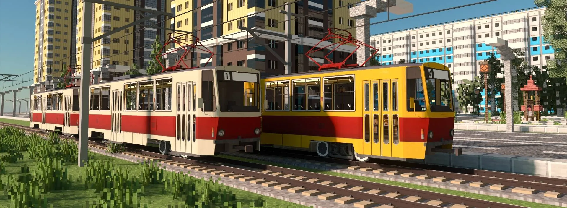 Tram Tatra T6b5 update mtc, Аддоны, Minecraft