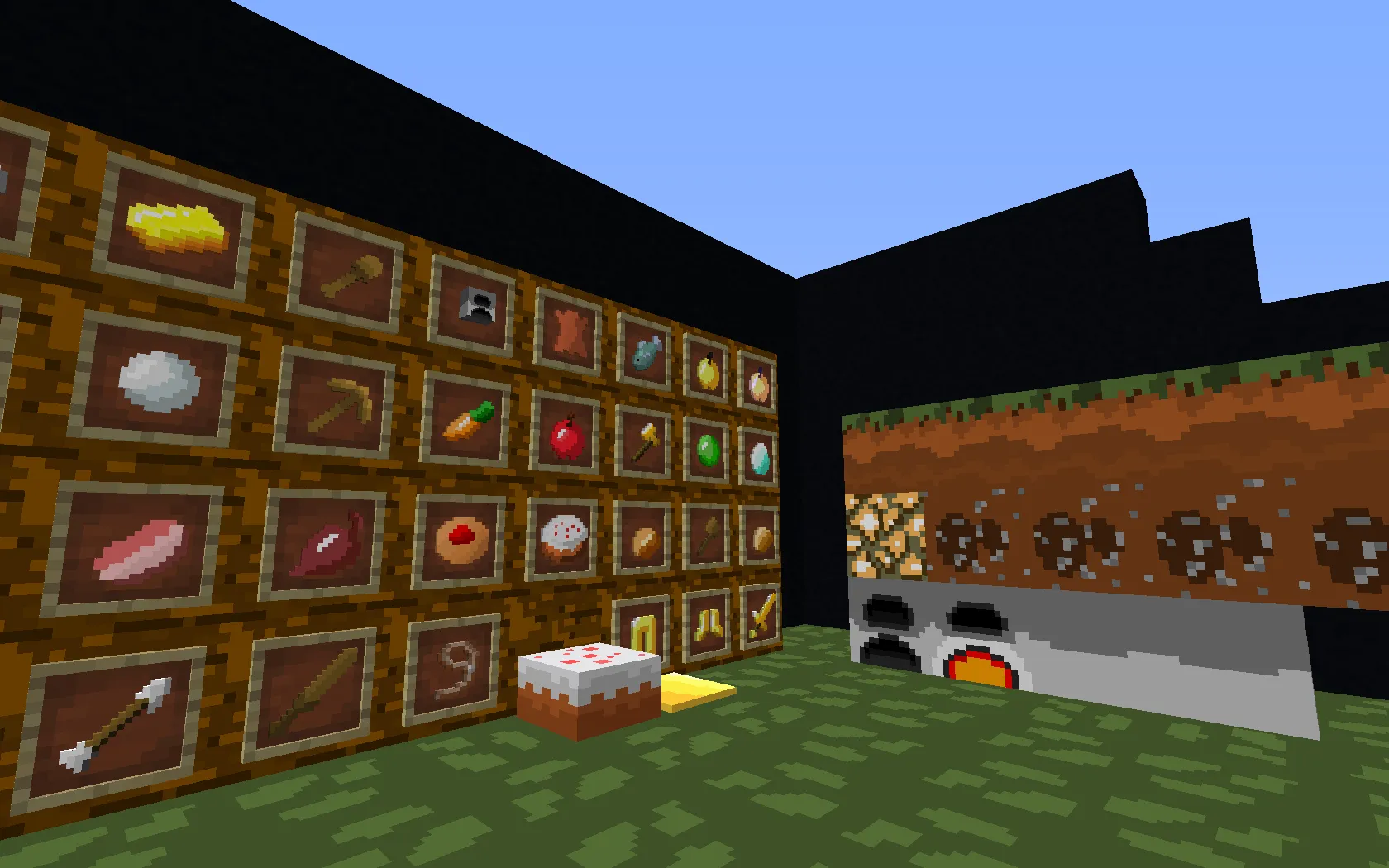 Blue Ice Cream, Текстуры, Minecraft
