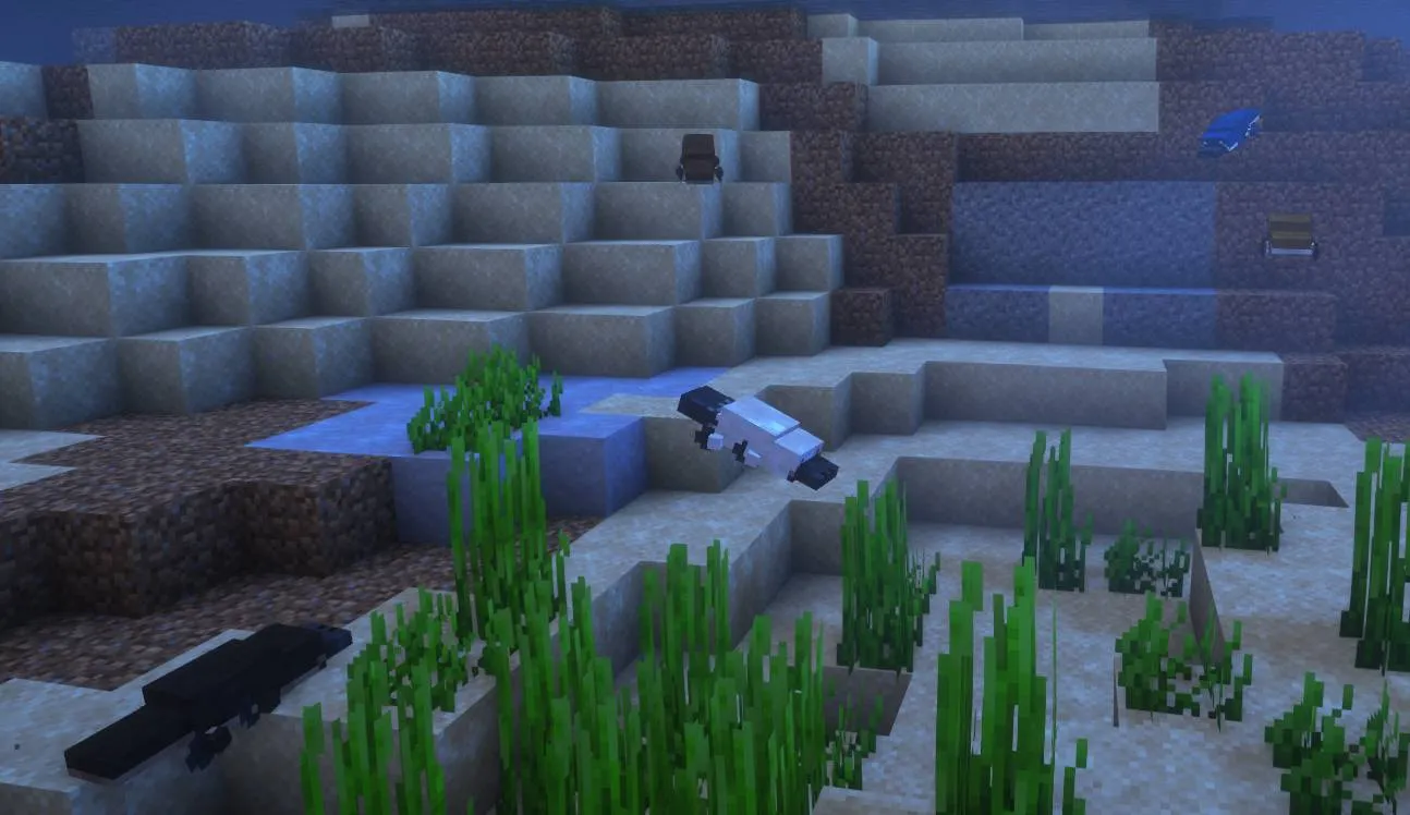Platylotl | Axolotl to Platypus Conversion — скриншот 3 (Текстуры, Minecraft)
