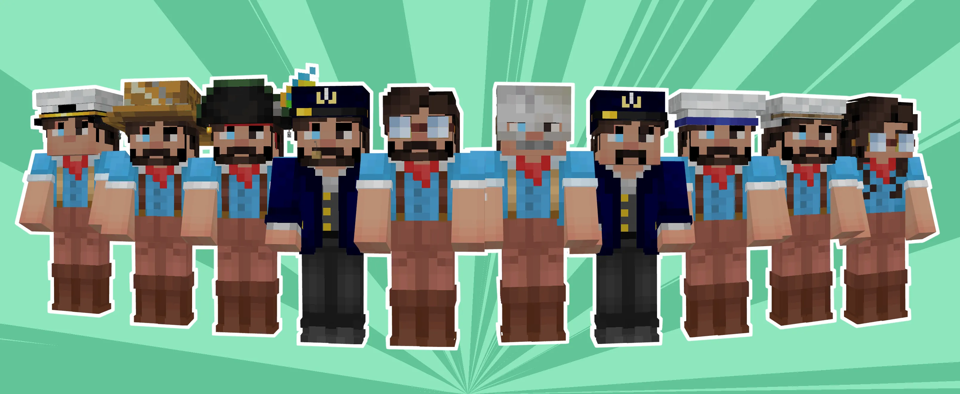Tailored Hats- Ocean Wears — скриншот 4 (Текстуры, Minecraft)