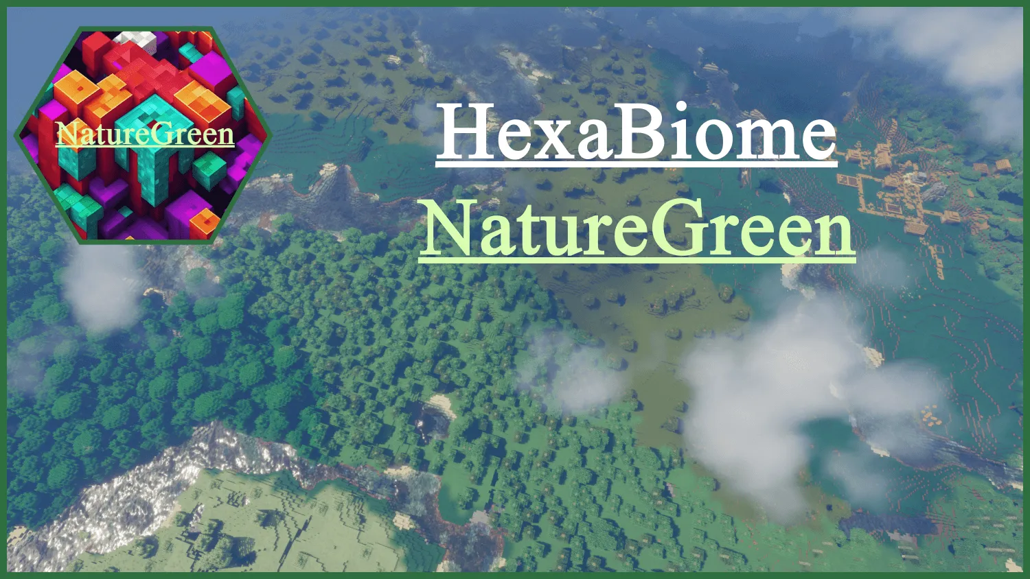 HexaBiome NatureGreen, Текстуры, Minecraft