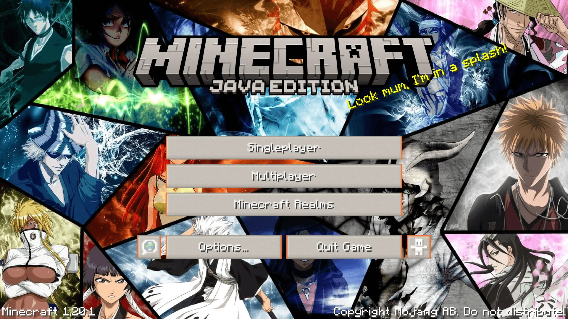 Bleach GUI Pack, Текстуры, Minecraft