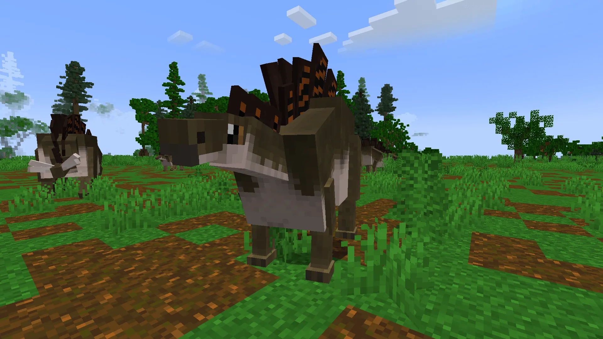 Jurassic Park Stegosaurus (For Fossils and Archeology: Revival Genesis) — скриншот 1 (Текстуры, Minecraft)