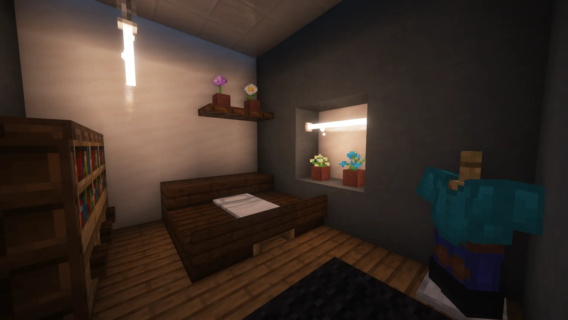 Modern Villager House — скриншот 1 (Моды, Minecraft)