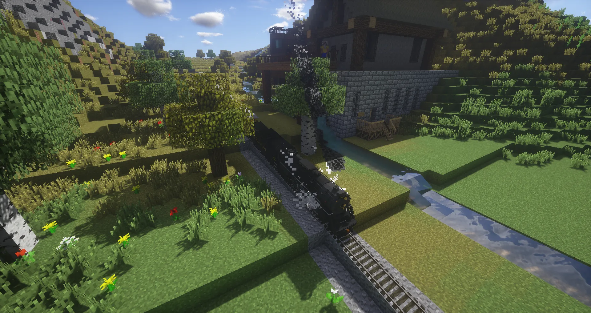 JC Industrial Railroading — скриншот 1 (Модпаки, Minecraft)