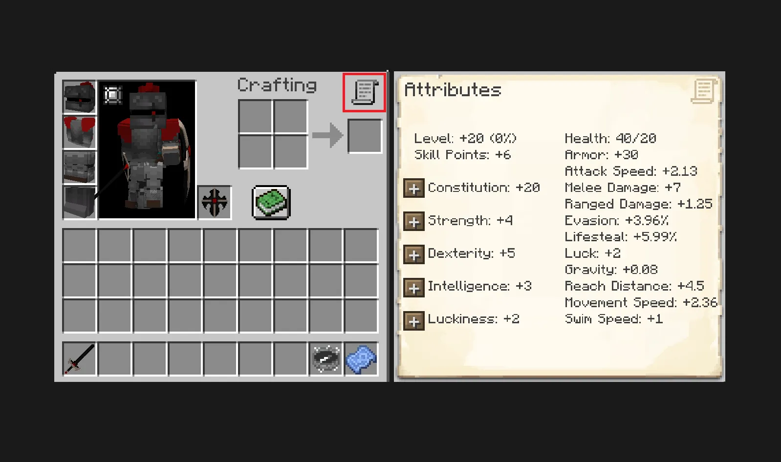 Luminous Swordsman - Curse of the Undead — скриншот 4 (Модпаки, Minecraft)