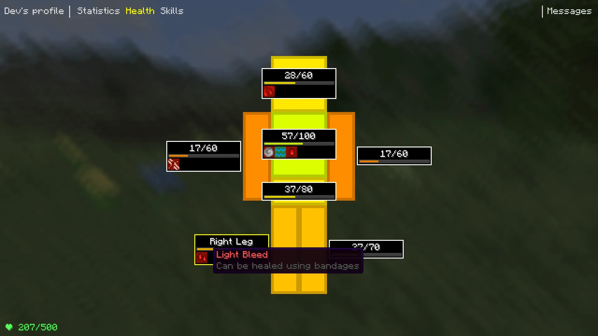 Medical system, Моды, Minecraft