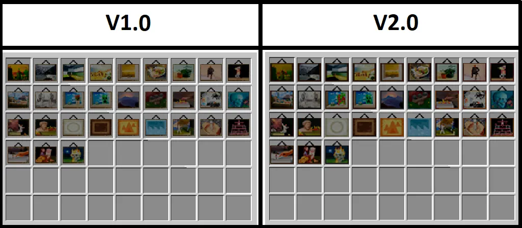 Visible Paintings — скриншот 6 (Текстуры, Minecraft)
