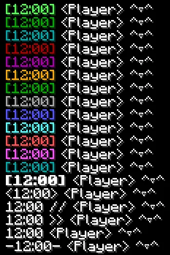 Easy Chat Timestamps, Моды, Minecraft