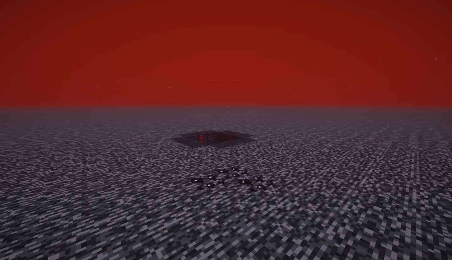 Terramity Black Matter Ore Fix With Amplified Nether — скриншот 1 (Дата-паки, Minecraft)