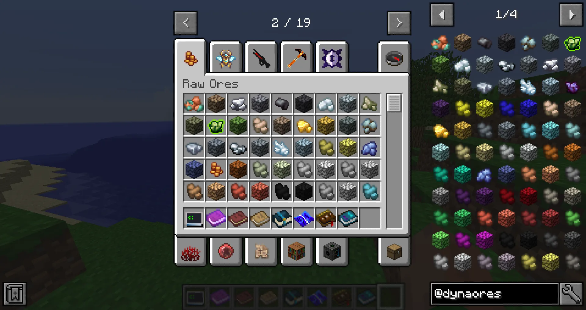 Dynamic Raw Ores, Моды, Minecraft