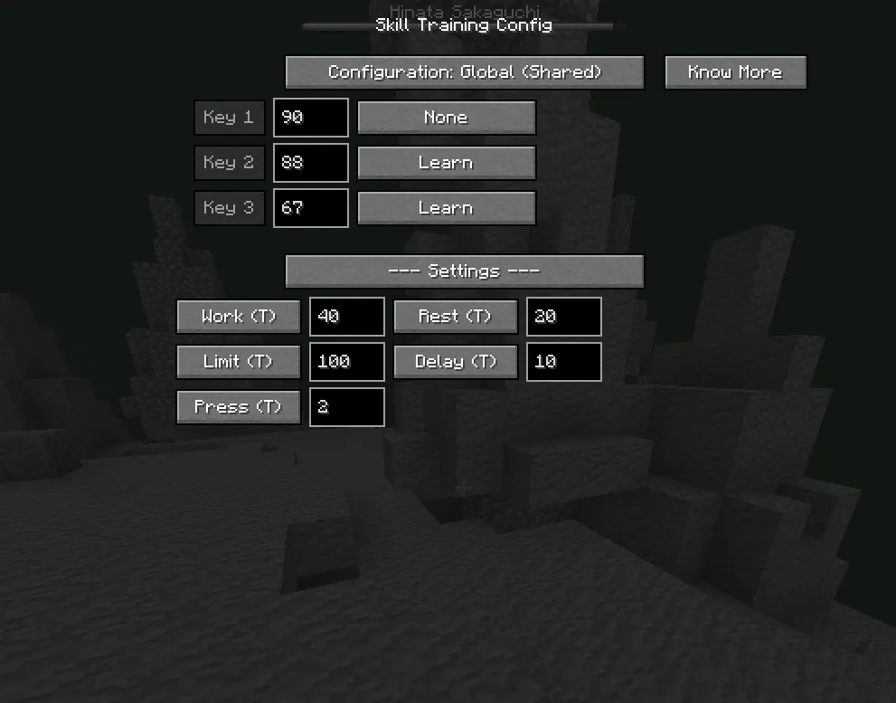 Tensura Skill Trainer, Моды, Minecraft