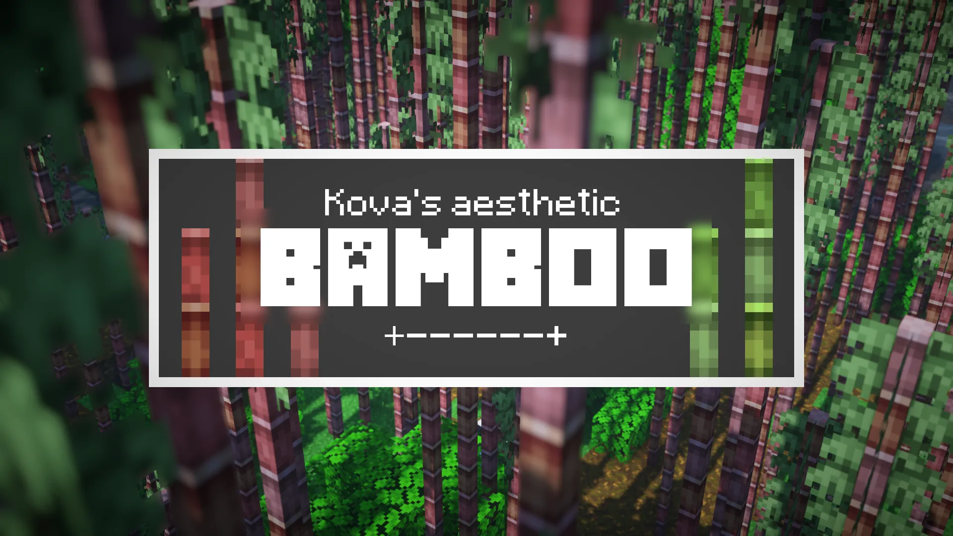 Kova's Aesthetic Bamboo — скриншот 4 (Текстуры, Minecraft)