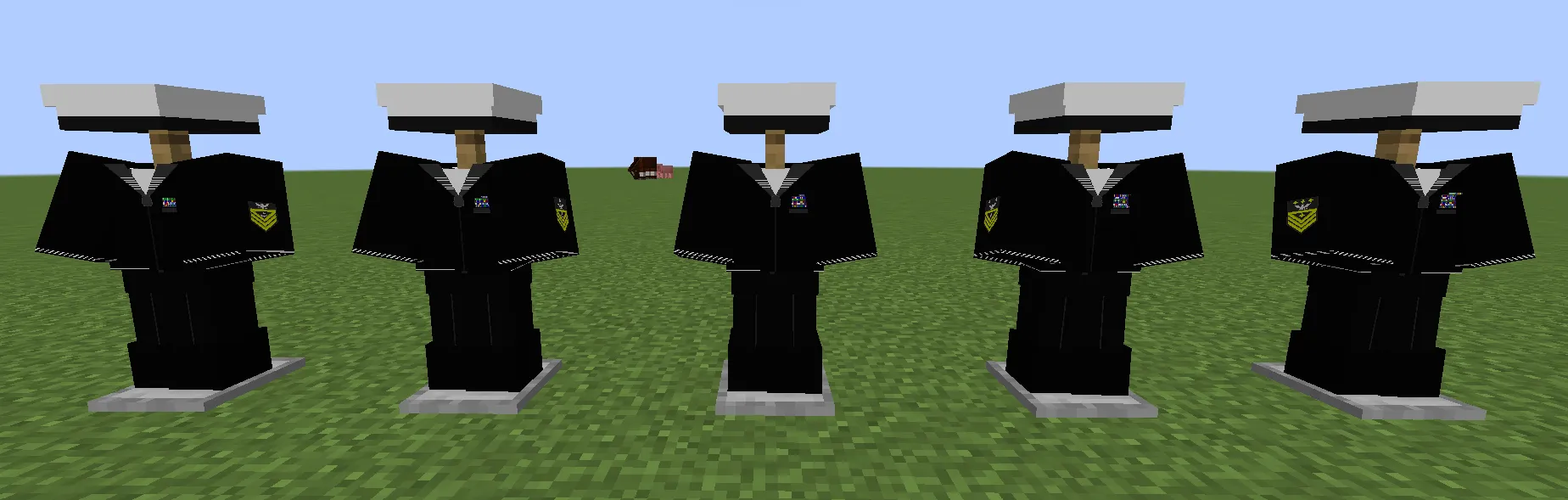 Spartacus' Navy Uniform, Моды, Minecraft