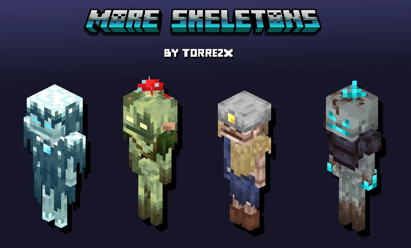 Torrezx-More skeletons RP, Текстуры, Minecraft