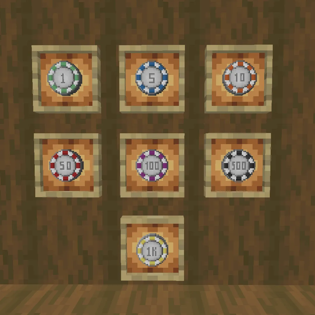 CasinoChips, Моды, Minecraft