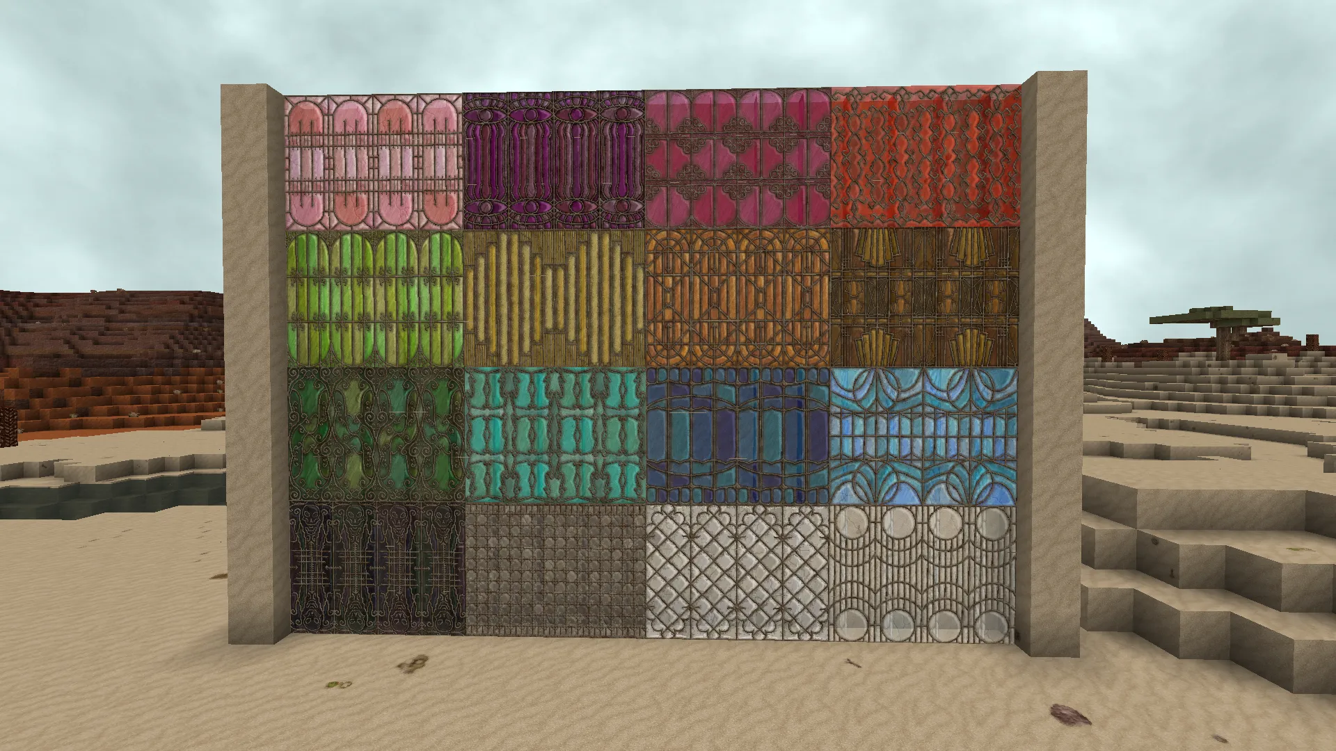 Pristine Stained Glass Addon for Broken Anachronism — скриншот 1 (Текстуры, Minecraft)